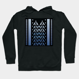 “Dimensional Awakening (2)” - V.2 Blue - (Geometric Art) (Dimensions) - Doc Labs Hoodie